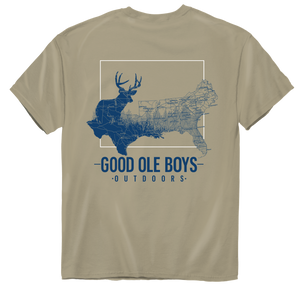 Good Ole Boys | GB7075 States Buck Map