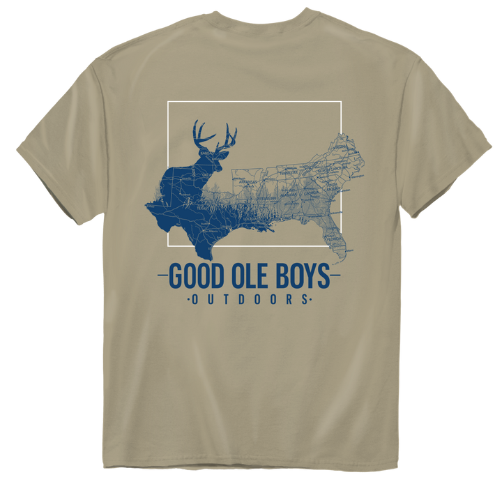 Good Ole Boys | GB7075 States Buck Map